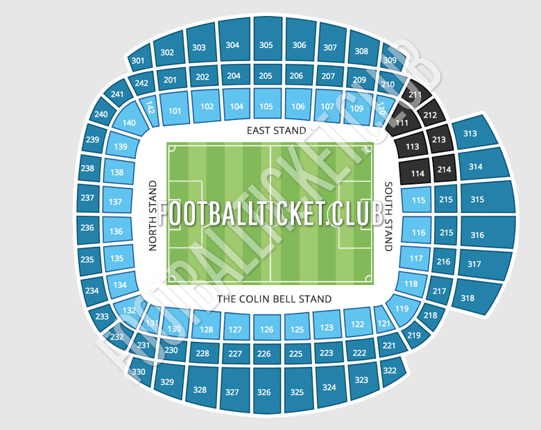 Etihad Stadium Etihad Stadium map